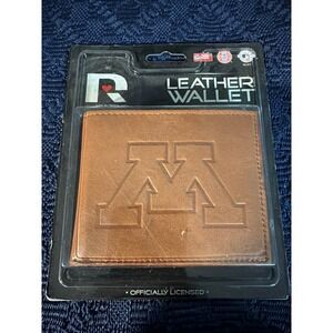 Minnesota Golden Gophers Rico Industries Brown Leather Bifold Wallet NCAA